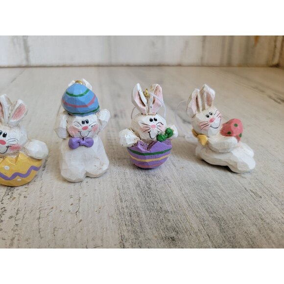 Eddie Walker‎ miniature Easter bunny egg variety ornament Xmas set - Picture 3 of 8